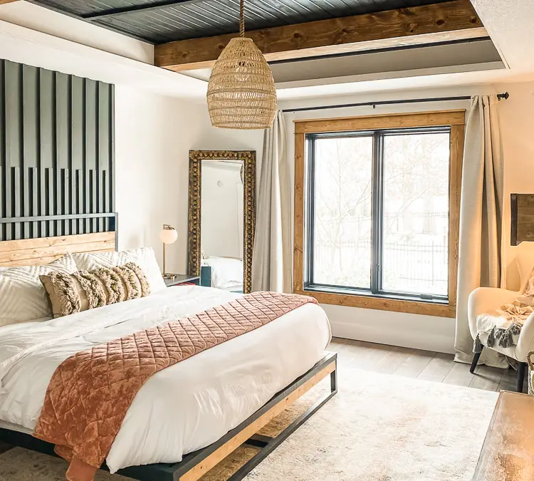 Easy How to Build a Mid Century Modern DIY Platform Bed