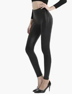 Faux leather leggings