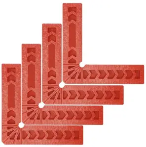 Picture of red squares for woodworking.