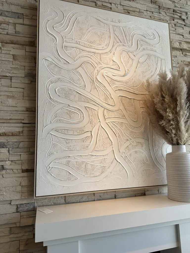 Textured wall art