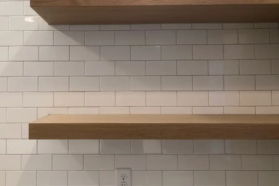 Open shelving