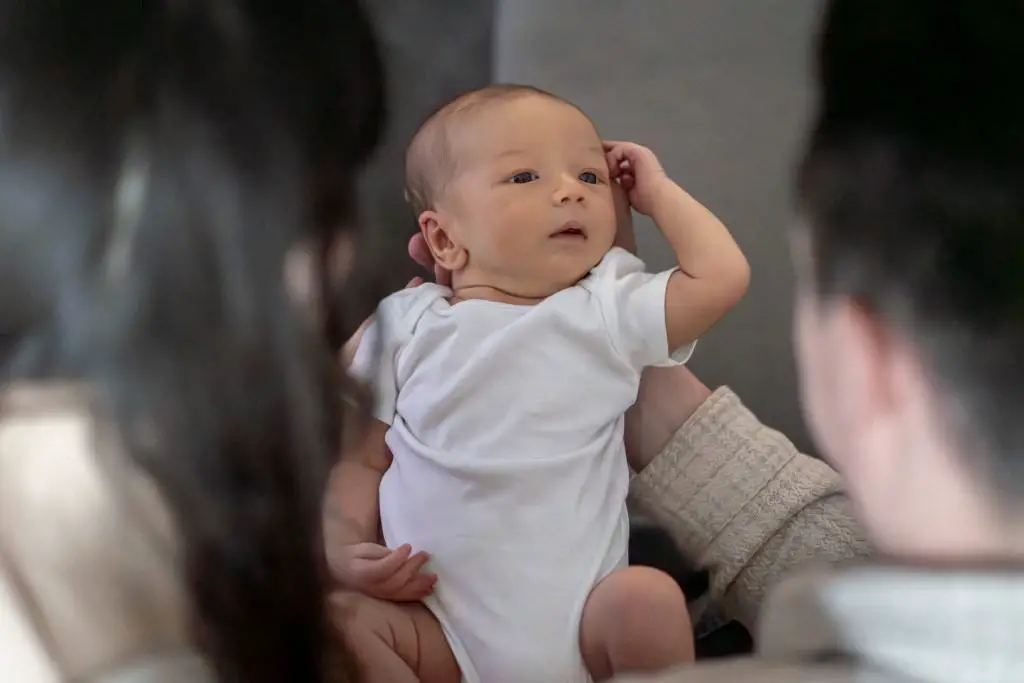 Cute little baby boy.
