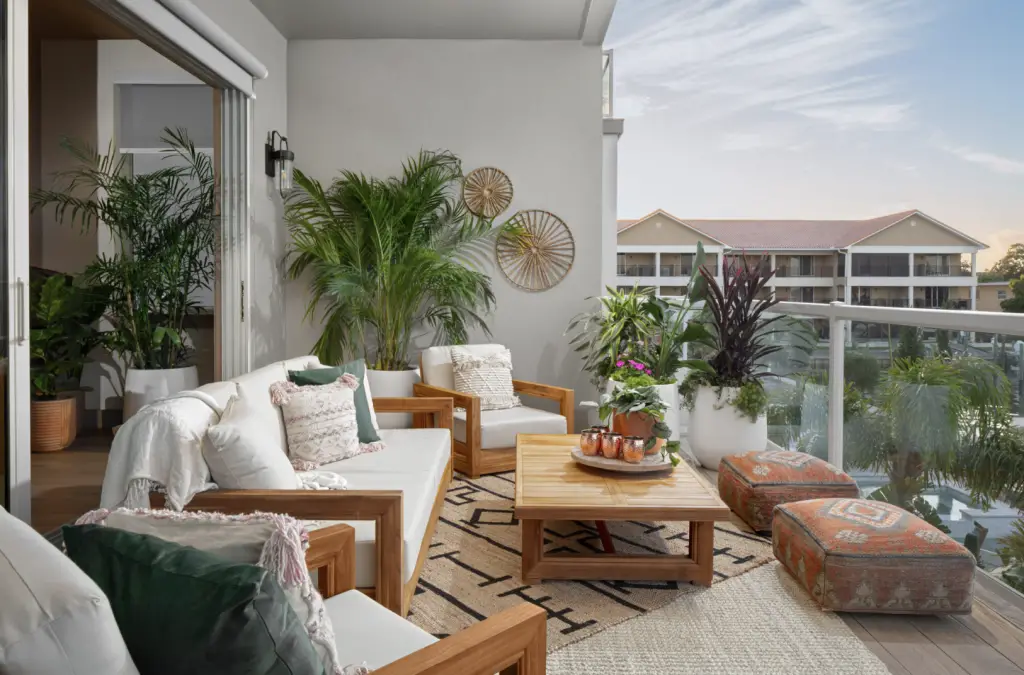 An outdoor patio.