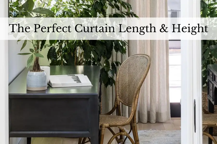 Header image-curtain length and height